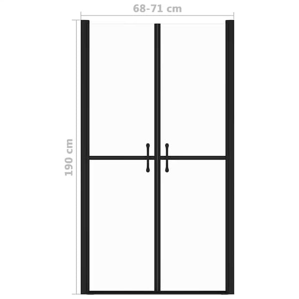 Duschdörr klar ESG (68-71)x190 cm