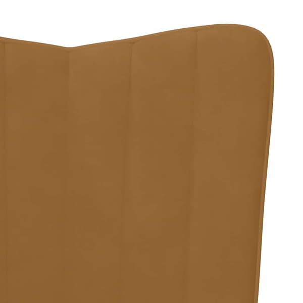 Vilstol brun sammet