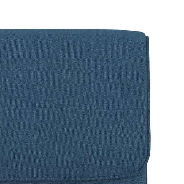 Loungestol blå 55x64x80 cm tyg