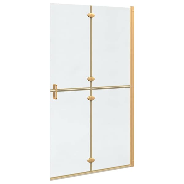 Walk-In duschvägg Guld 110 x 6,5 x 190 cm