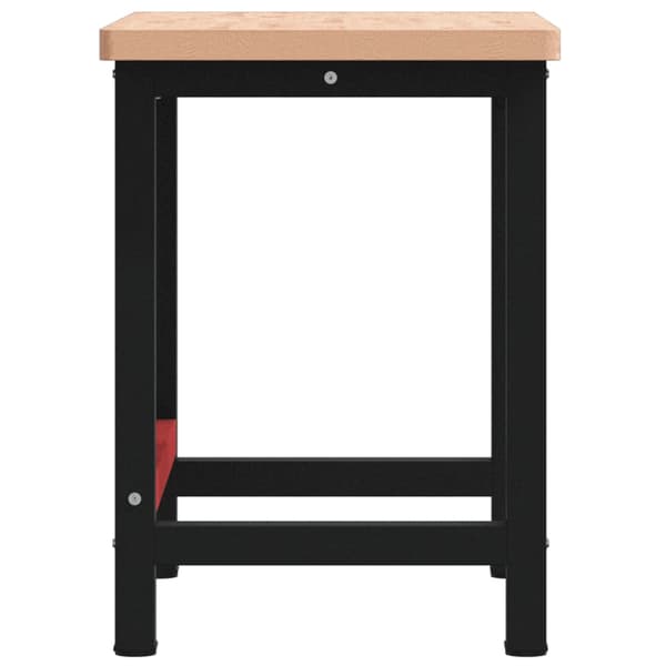 Arbetsbänk 100x60x83 cm massiv bok rektangulär