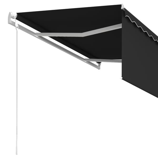 Automatiserad markis med rullgardin 3x2,5m cm antracit