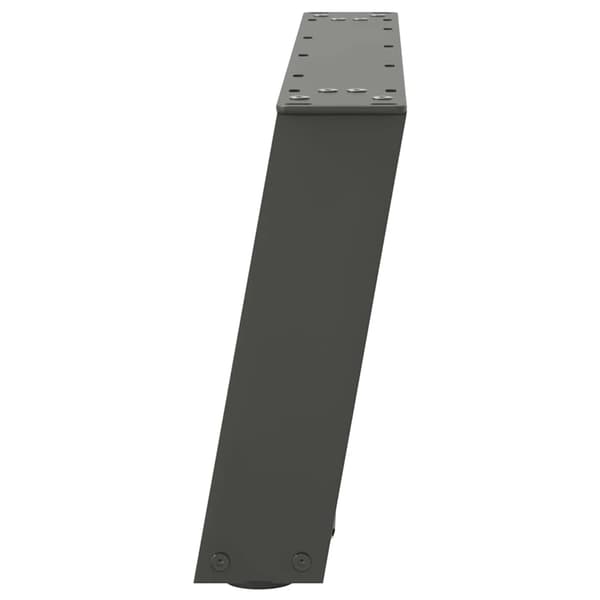 Soffbordsben U-formade 2 st antracit 60x(30-31) cm stål