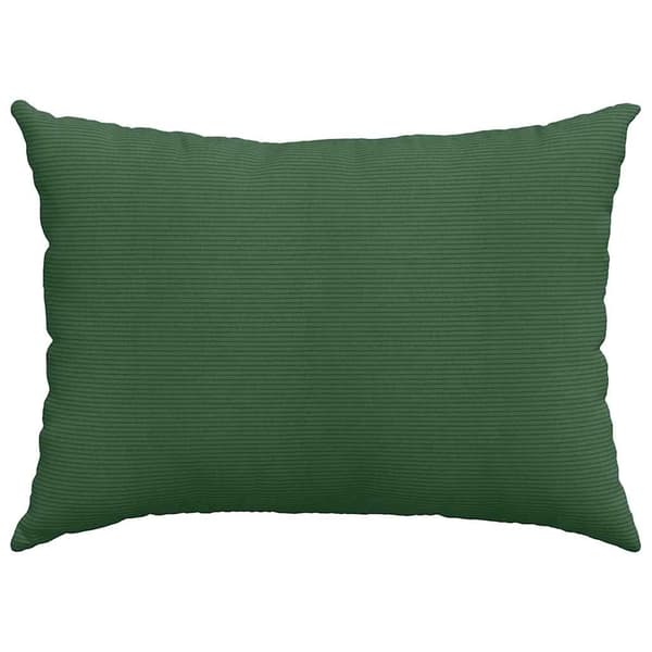 Sofakuddar 2 pcs Mörkgrön 70 x 50 cm Kordread tyg