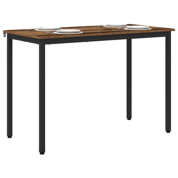 Matbord 110 x 100 x 75 cm METALL