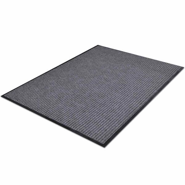 Dörrmatta grå 90 x 60 cm PVC