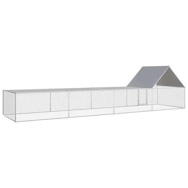 Hönsbur 8x2x2 m galvaniserat stål