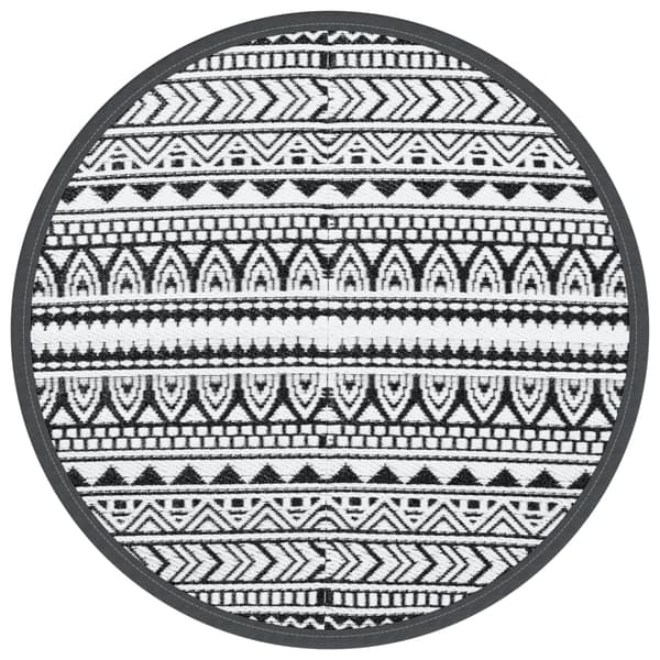 Utomhusmatta ARAKIL svart Ø160 cm PP