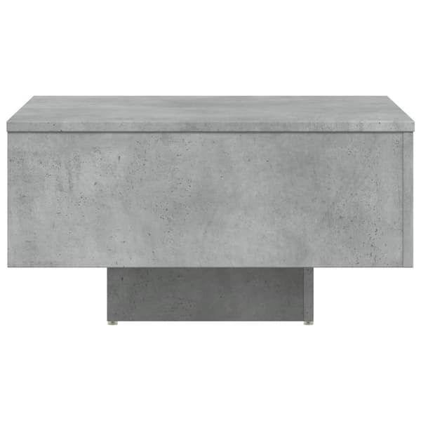 Soffbord betonggrå 60x60x31,5 cm konstruerat trä