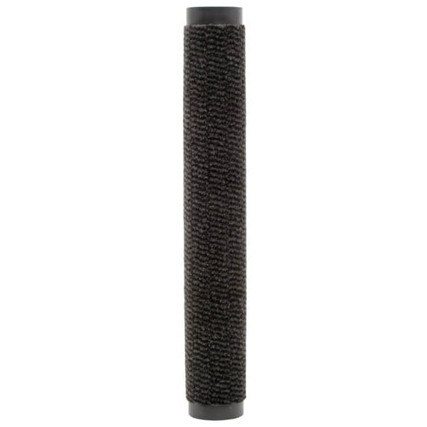 Dörrmattor 2 st rektangulär tuftad 120x180 cm svart
