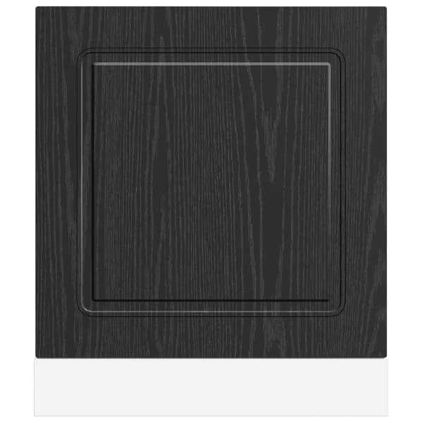 Diskmaskin panel Kalmar Svart Ek 60 x 1,5 x 57 cm