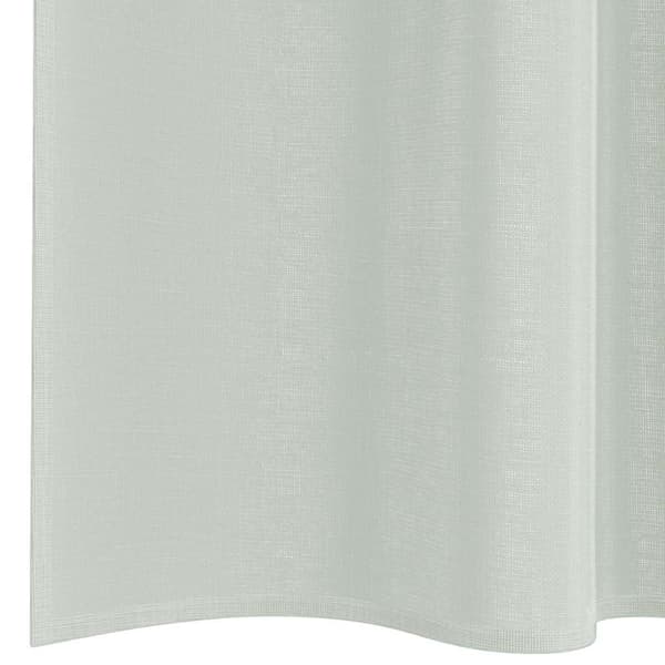 Voile gardiner med stångfickor 2 st ljusgrå