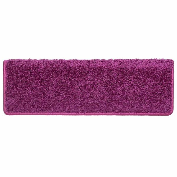 Trappmattor 30 st 65x21x4 cm violett rektangulär kant