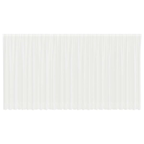 Spetsgardin med gardiner Vit 750 x 240 cm Polyester
