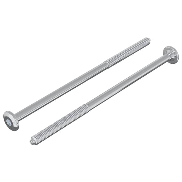 Skruv 2 pcs Silver M6 x 120 mm Stål