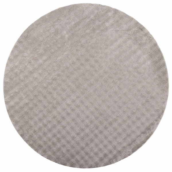 Områdesmattor Rund SIROLO Sand Ø 200 CM Polyester