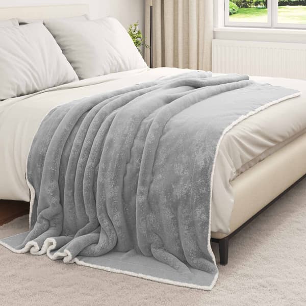 Kastfilt Grå 150 x 200 cm Fleece