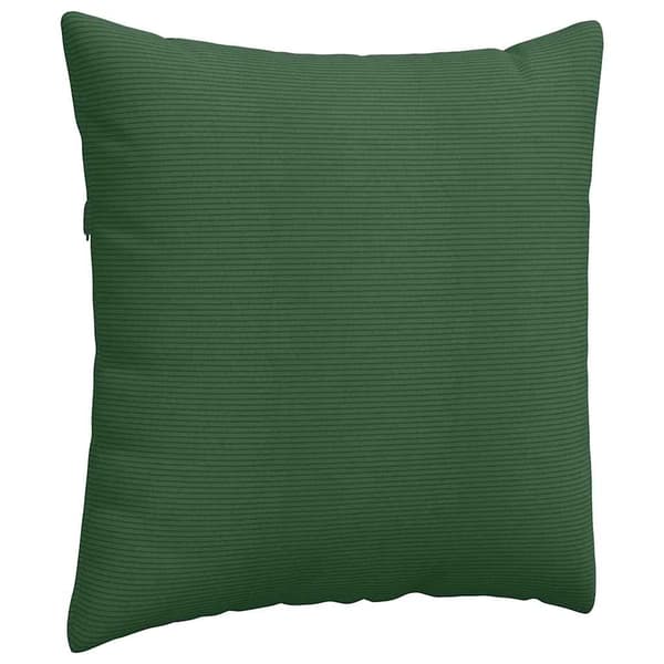 Sofakuddar 2 pcs Mörkgrön 60 x 60 cm Kordread tyg