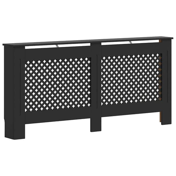 Elementskydd svart 172x19x81,5 cm MDF