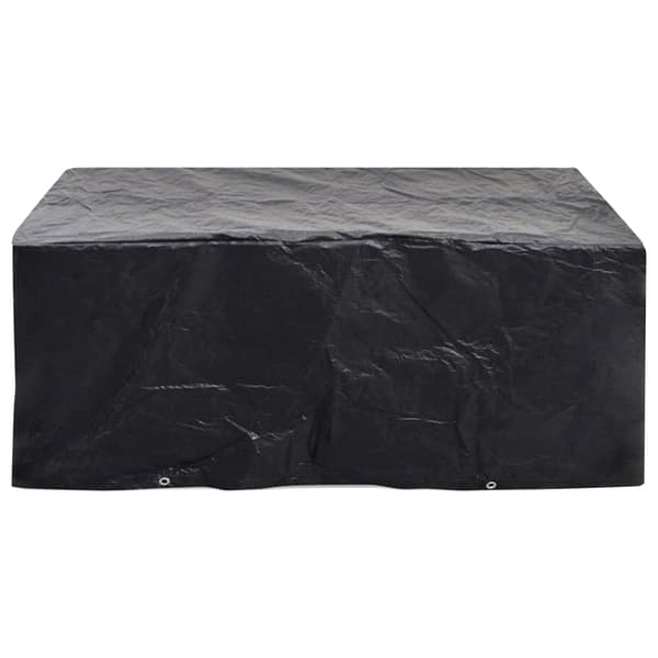 Överdrag för trädgårdsmöbler 2 st 8 öljetter 242x162x100 cm