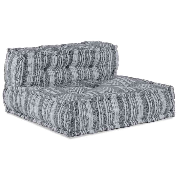 Modulsofa enhet Tyg Grå Tryck 70 x 70 x 56 cm