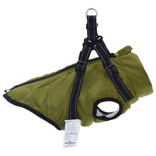 Hund Kappa Armégrön L32 Fleece och Polyester