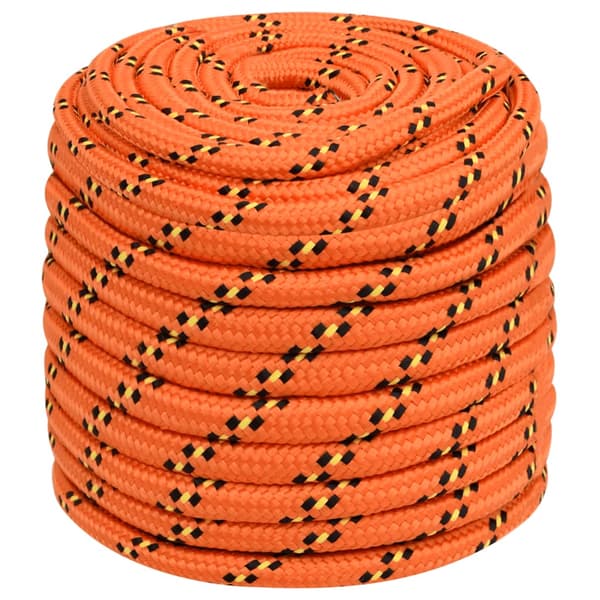 Båtlina orange 18 mm 50 m polypropylen