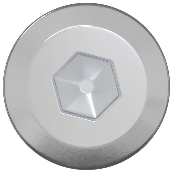 Träskruvar 12 pcs Silver M6 x 70 mm Stål