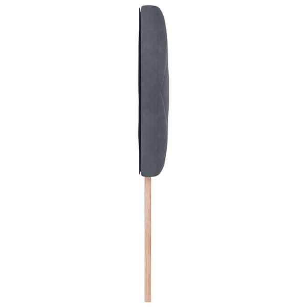 Huvudgavel Mörkgrå 90 cm Sammet