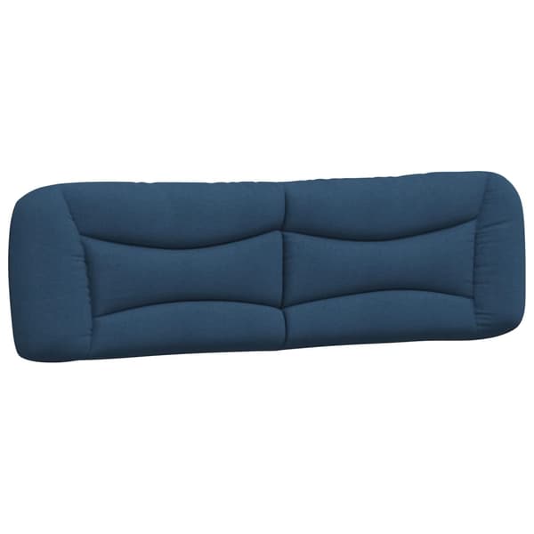 Headboard Cushion "Hvar" Blue 180 cm Fabric