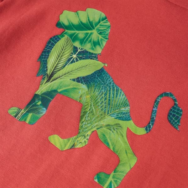 T-shirt för barn röd 140