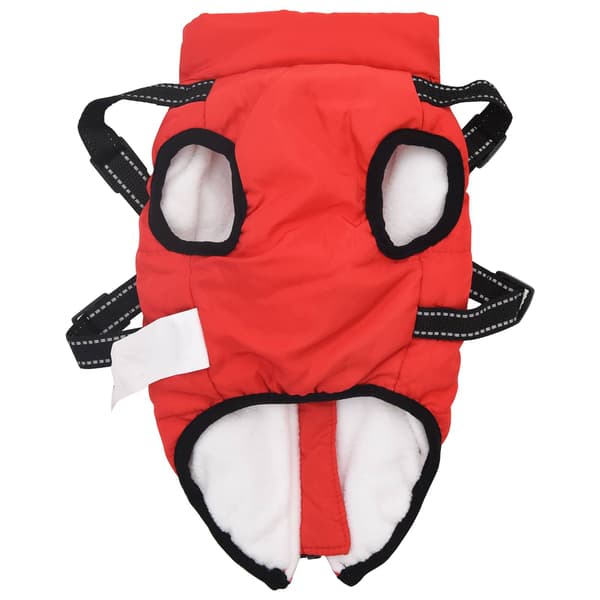 Hund Kappa Röd L36 Fleece och Polyester