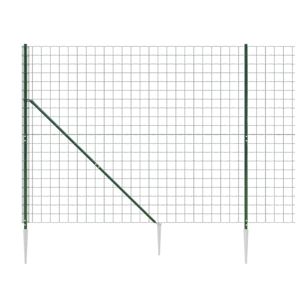 Stängsel med markspett grön 2,2x10 m