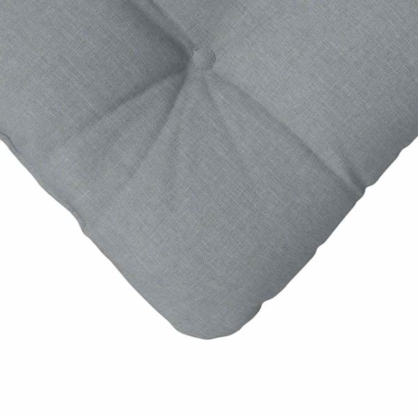 Sittkuddar 4 pcs Ljusgrå 45 x 45 x 12 cm tyg