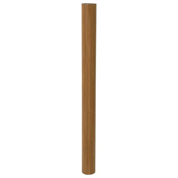 Rumsavdelare brun bredd 400 cm höjd 165 cm bambu