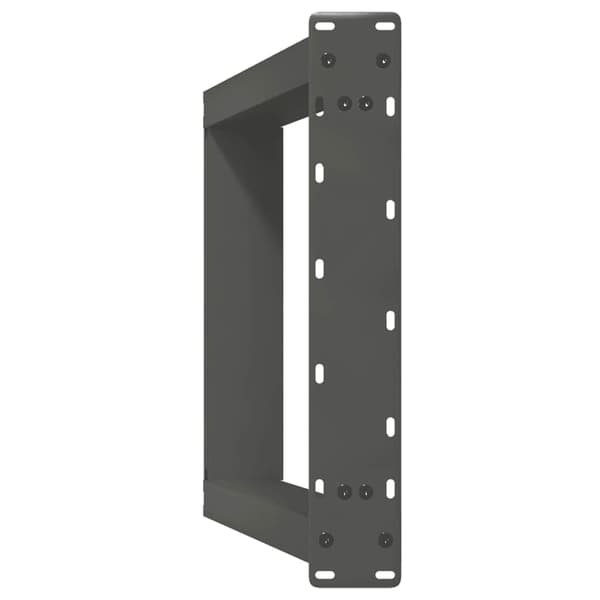 Matbordsben U-formade 2 st antracit 60x(72-73) cm stål
