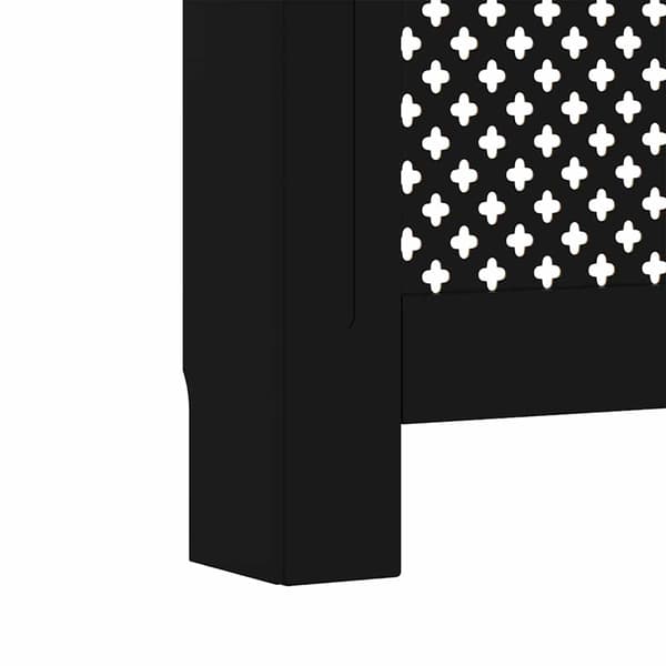 Elementskydd svart 112x19x81,5 cm MDF