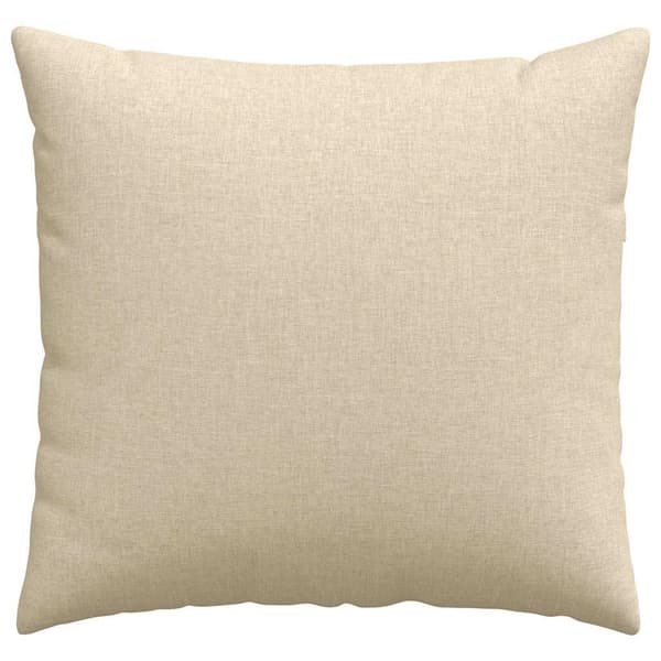 Sofakuddar 2 pcs Kräm 45 x 45 cm tyg