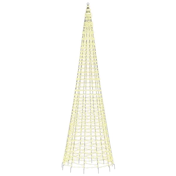 LED julgran 1534 LEDs varmvit 500 cm