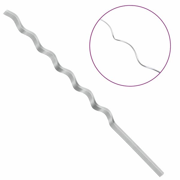 Växtstöd 20 pcs Silver 150 x 0,6 x 0,6 cm Stål