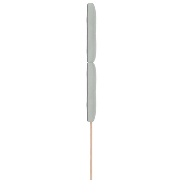 Huvudgavel Ljusgrå 80 cm Sammet