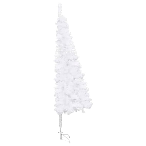 Plastgran för hörn vit 240 cm PVC