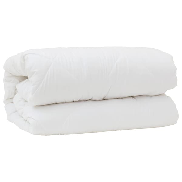 Täckeset med kudde 3 pcs Vit Mikrofiber och Dunfjäder