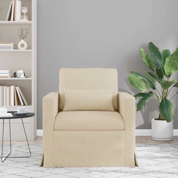 Soffa Kräm 78 x 78 x 80 cm tyg