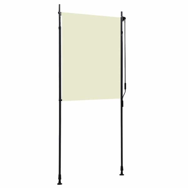 Rullgardin utomhus 100x270 cm gräddvit