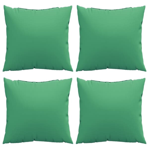 Soffkuddar 4 st grön 60x60 cm tyg