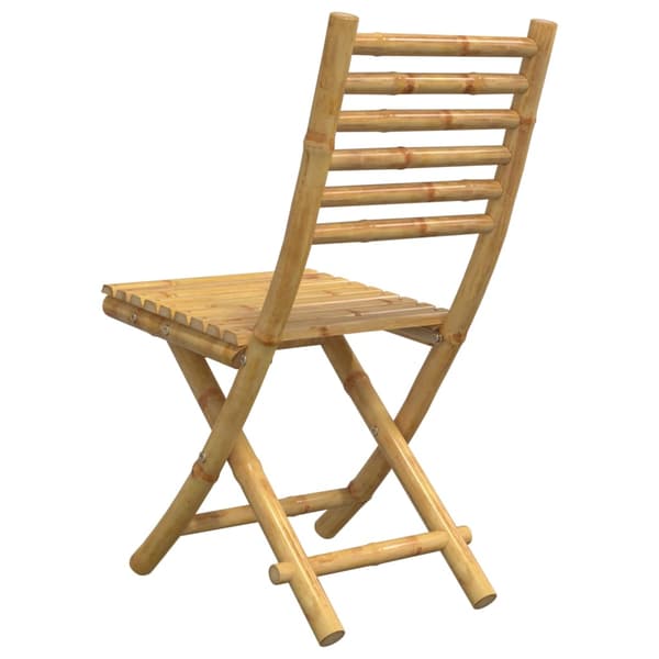 Hopfällbara trädgårdsstolar 6 st 43x54x88 cm bambu