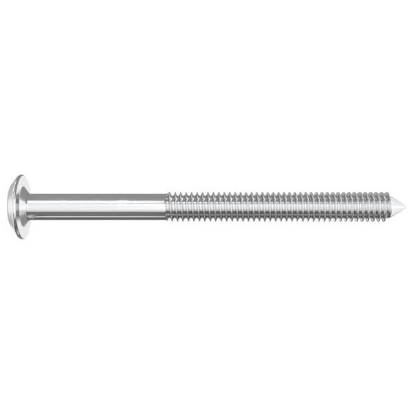 Möbelskruvar 2 pcs Silver M6 x 70 mm Stål