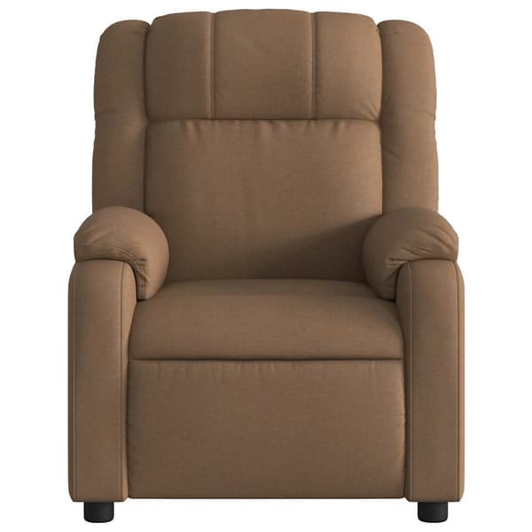 Reclinerfåtölj brun tyg
