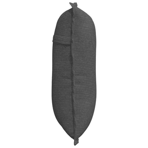 Ryggkudde Mörkgrå 50 x 45 cm Kordread tyg